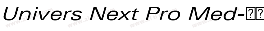 Univers Next Pro Med字体转换